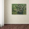 Trademark Fine Art Van Gogh 'Roses' Canvas Art, 24x32 AA00912-C2432GG